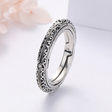 Astronomical Sphere Ring Sterling Silver Antique for Men and Women