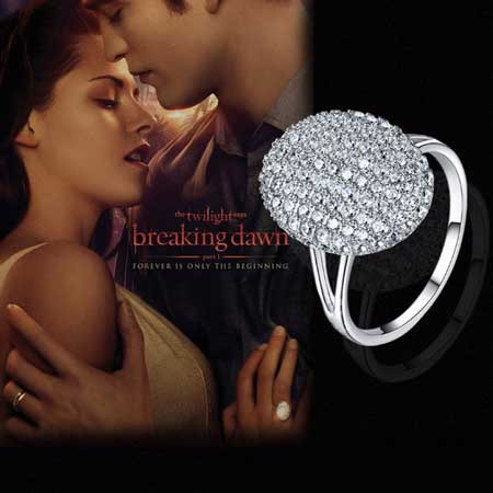 Bella\'s Engagement Ring from Twilight in Sterling Silver
