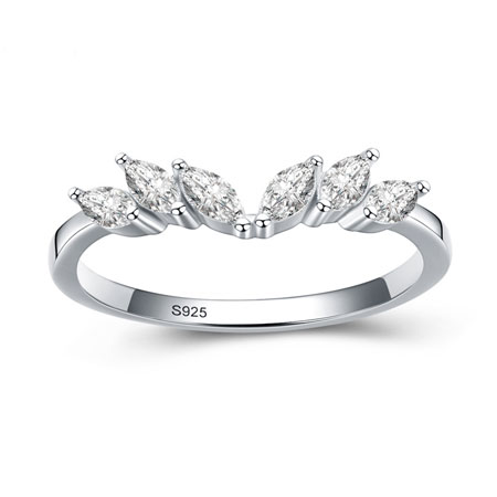 Sterling Silver Marquise Enhancer Ring