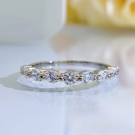 Marquise Wedding Rings Sets in Sterling Silver