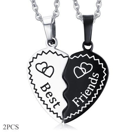 Matching Necklaces for Best Friends Titanium Stainless Steel