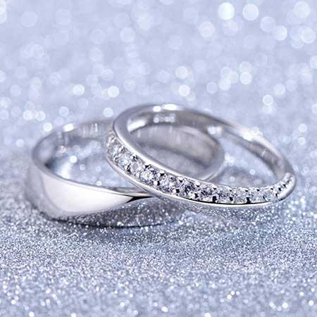 Matching Promise Rings for Boyfriend and Girlfriend