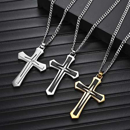 Trinity Cross Necklace | Montana Silversmiths NC5273