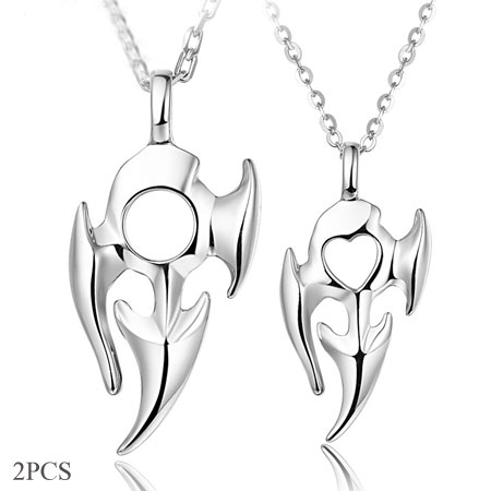 Sterling Silver Relationship Necklaces for Him and Her