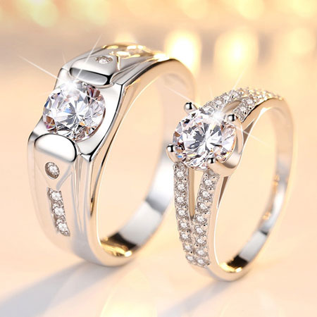 Buy Couples Ring | King Queen Ring for couples | Nayab Jewelry