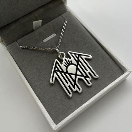Pendant Necklace Custom in Sterling Silver