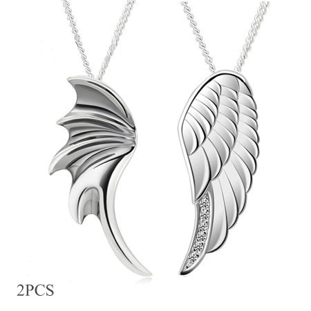 9ct Gold Angel Wings Share Pendant | Goldmark (AU)