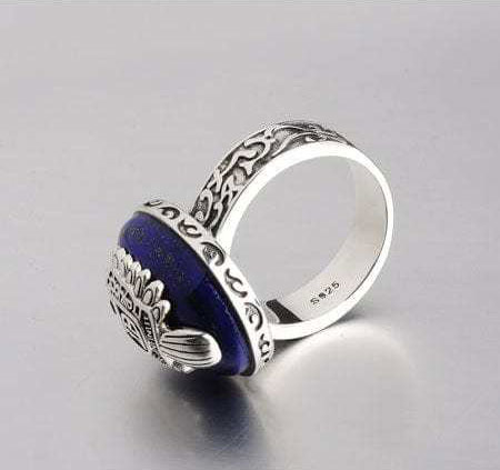 The Vampire Diaries Daylight Ring with Lapis Lazuli Damon Sterling Silver