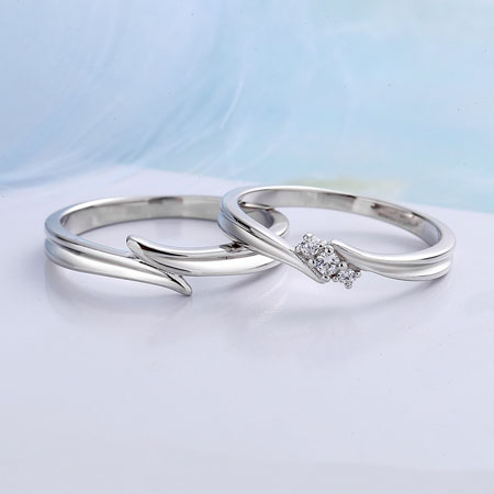 His and Hers Matching Wedding Rings Sets - JewelryEva