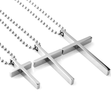Women's and Men's Stainless Steel Cross Necklace